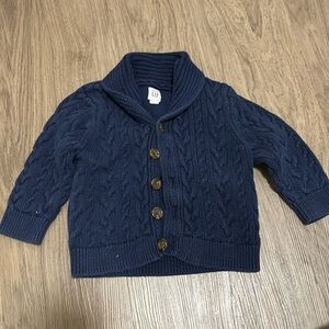 ⭐️4/$30⭐️Navy Cable Knit Sweater, Baby Gap 18-24M